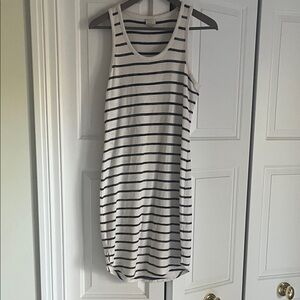 a new day Striped Black and White Dress